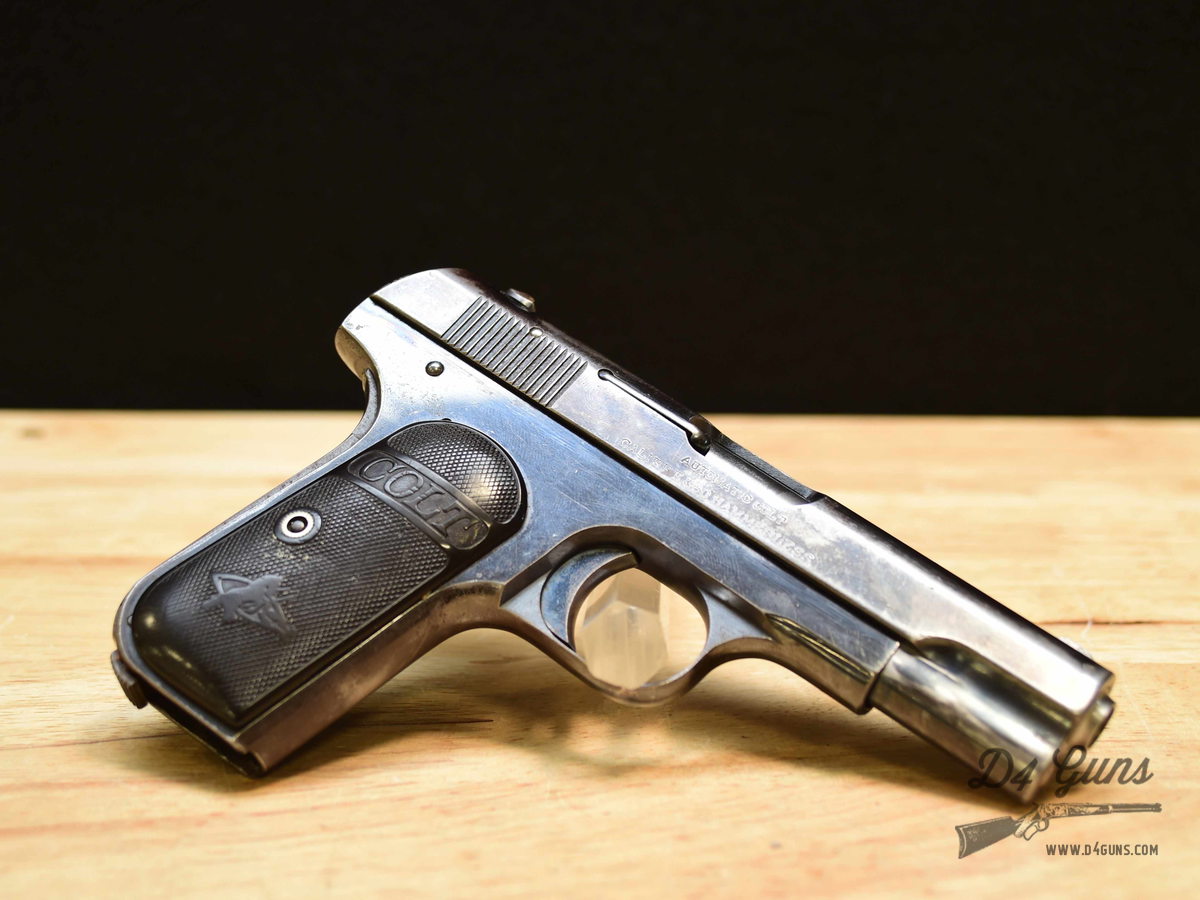 Colt Model 1908 Pocket Hammerless - .380 ACP - MFG 1913 - PD Marked! - C-img-11