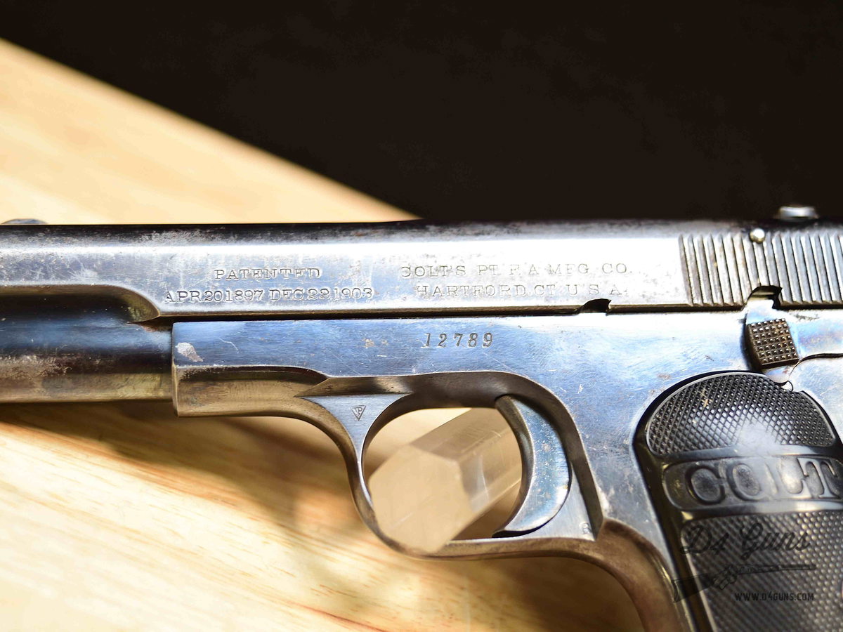 Colt Model 1908 Pocket Hammerless - .380 ACP - MFG 1913 - PD Marked! - C-img-20