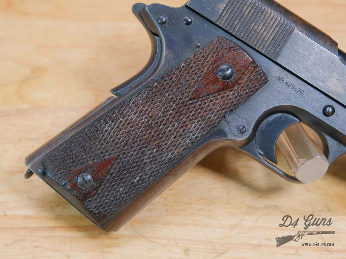 Colt Model of 1911 US ARMY - .45 ACP - WWI - MFG 1918 - S8 Stamp - C-img-11