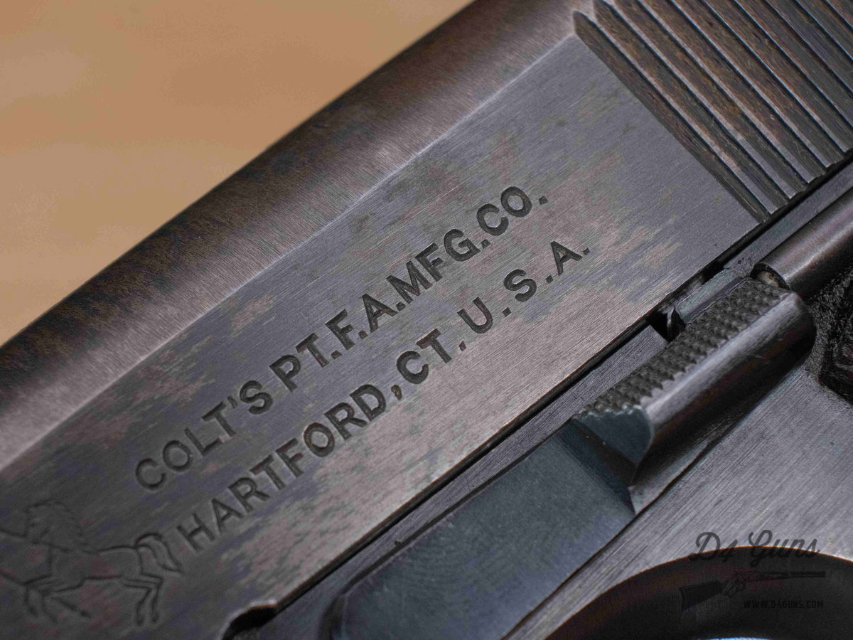 Colt Model of 1911 US ARMY - .45 ACP - WWI - MFG 1918 - S8 Stamp - C-img-30