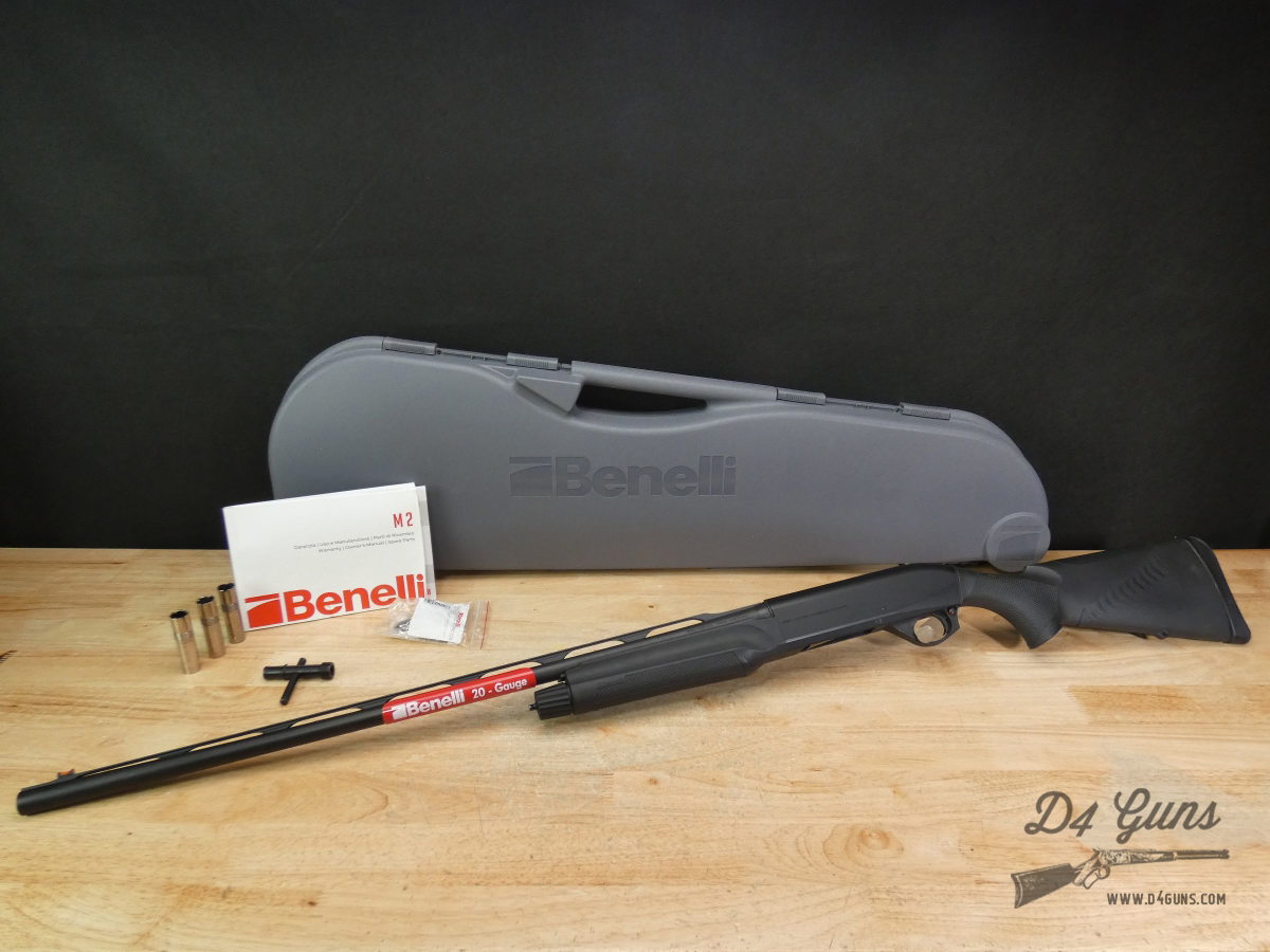 Benelli M2 Field - 20 Ga - 4 Chokes + Case & Box - 2022 - Black Synthetic -img-1