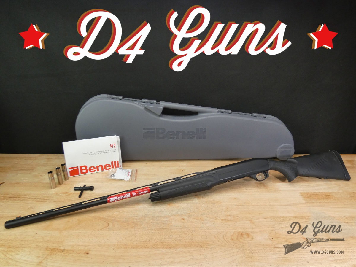 Benelli M2 Field - 20 Ga - 4 Chokes + Case & Box - 2022 - Black Synthetic -img-0