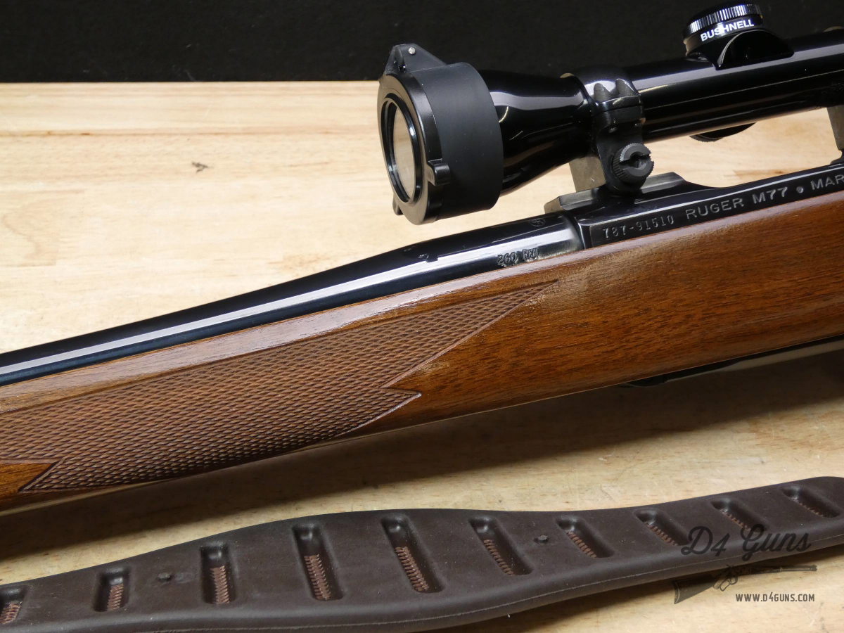 SCARCE Ruger M77 Mark II - .260 Rem - MFG 2000 - w/ Bushnell Scope - MKII-img-5