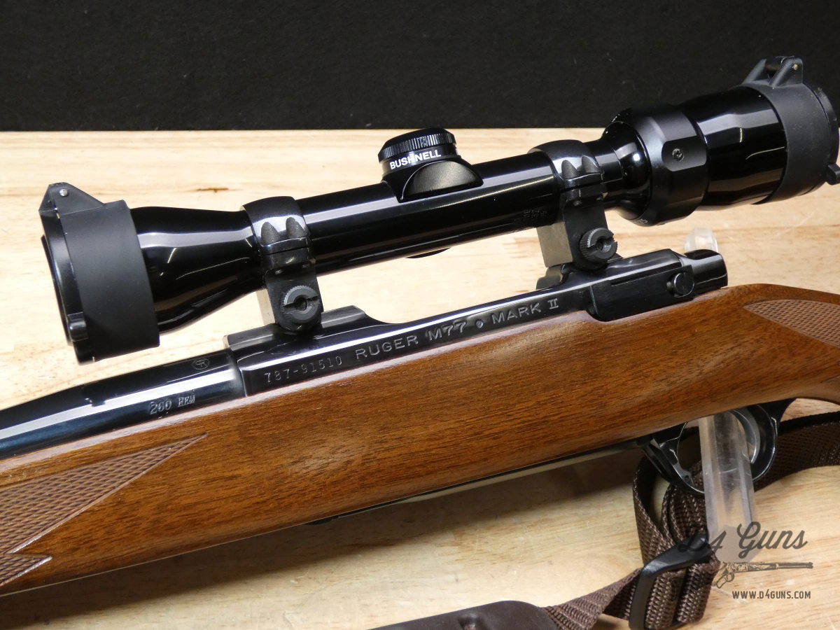 SCARCE Ruger M77 Mark II - .260 Rem - MFG 2000 - w/ Bushnell Scope - MKII-img-6