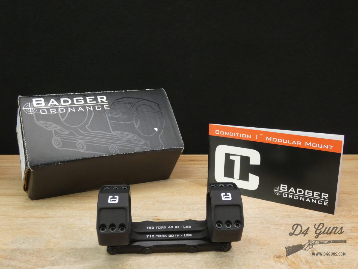Badger Ordnance Condition One C1 MAX UniMount 36mm 1.3 in 20 MOA -img-1