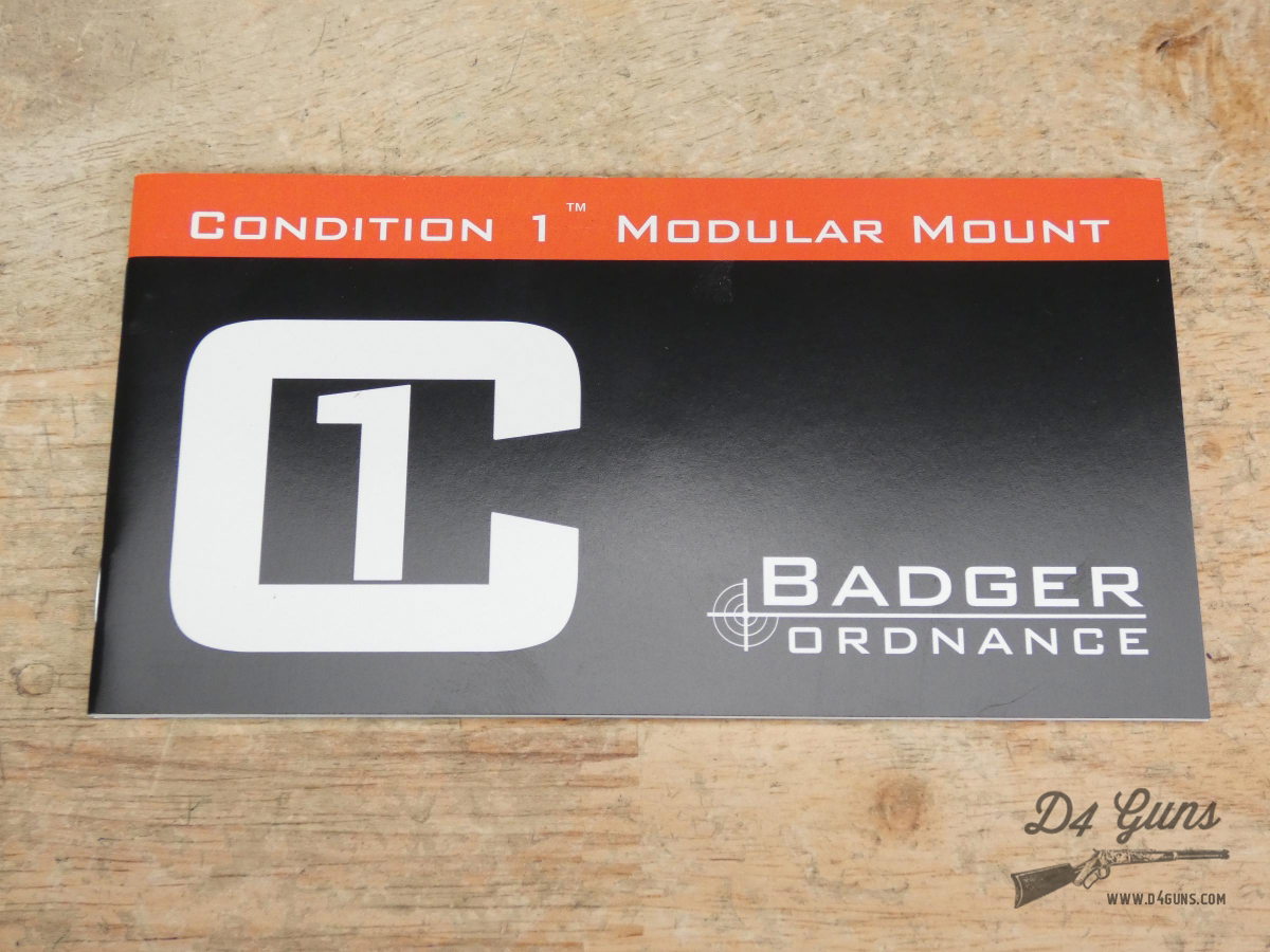 Badger Ordnance Condition One C1 MAX UniMount 36mm 1.3 in 20 MOA -img-9