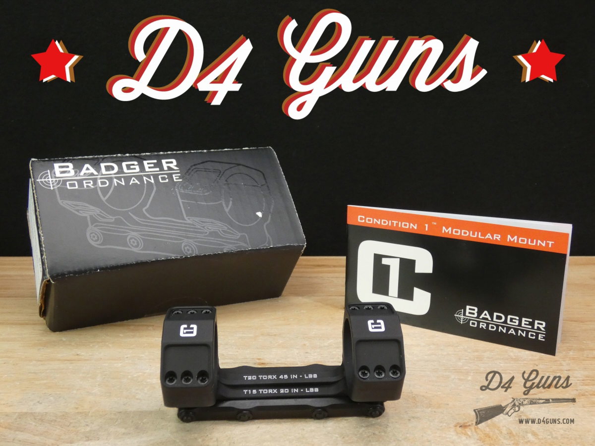Badger Ordnance Condition One C1 MAX UniMount 36mm 1.3 in 20 MOA -img-0