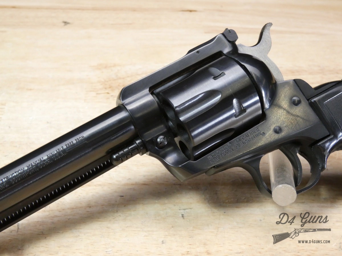 Ruger New Model Blackhawk Convertible - .45 ACP & 45 Colt - MFG 1990-img-3