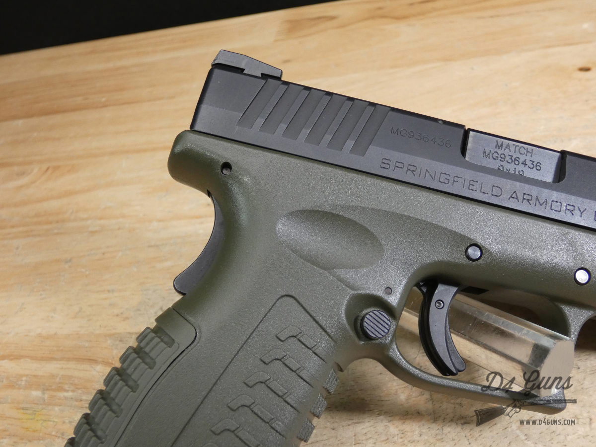 Springfield XDm-9 - 9mm - Case + 2 Mags - XDM9 - Bi-Tone - Black / OD Green-img-8