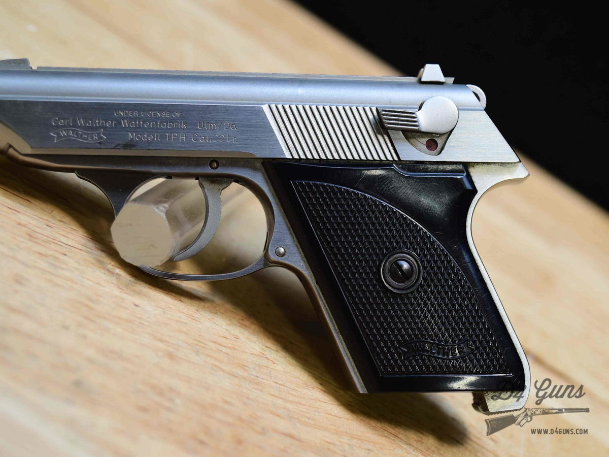 Walther TPH - .22 LR  - Stainless - Interarms - USA - w/ Case & Mags - C-img-4