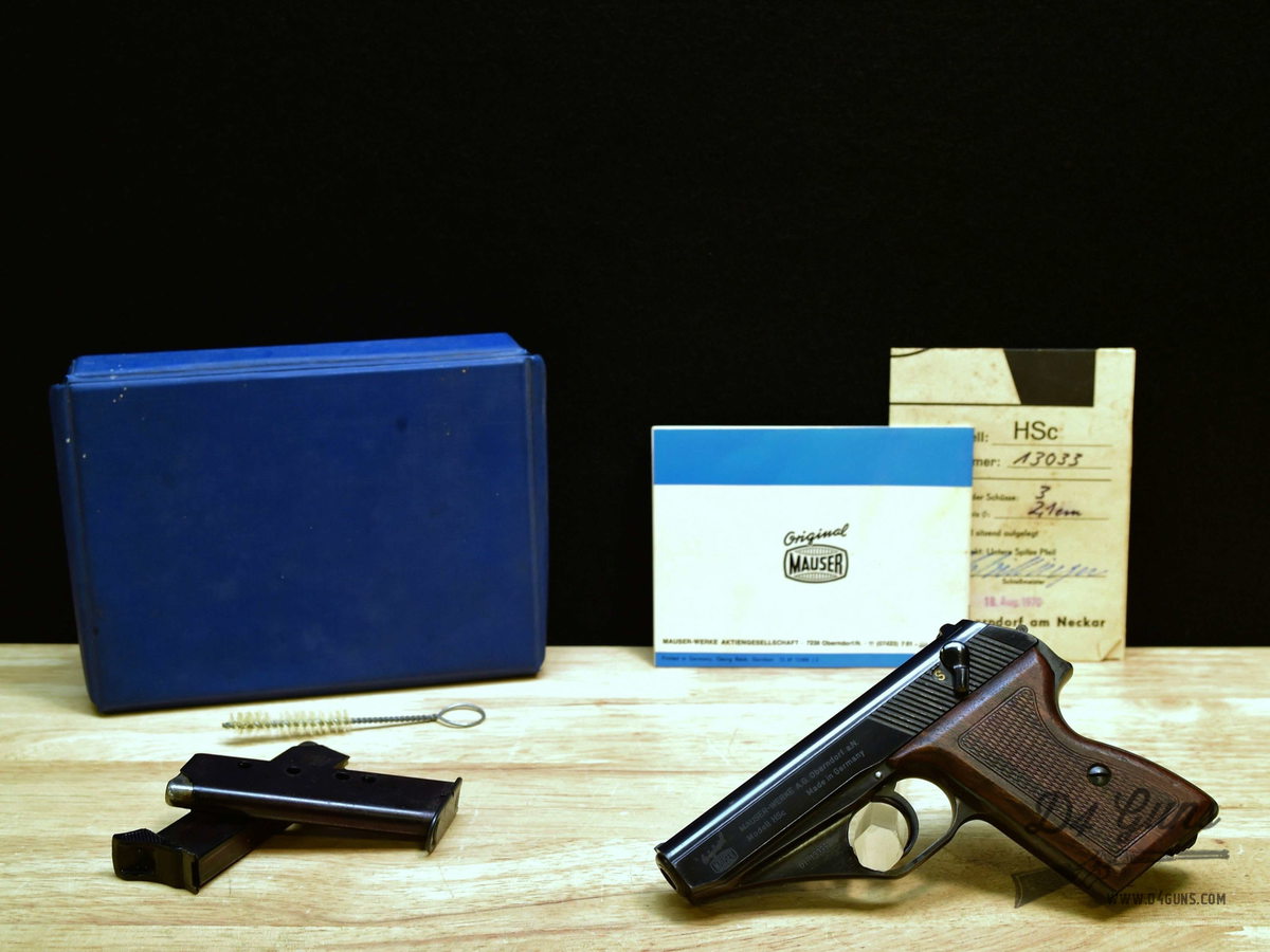 Mauser Model HSc - .380 ACP - 9mm Kurz - Interarms - w/ OG Box & More - C-img-1