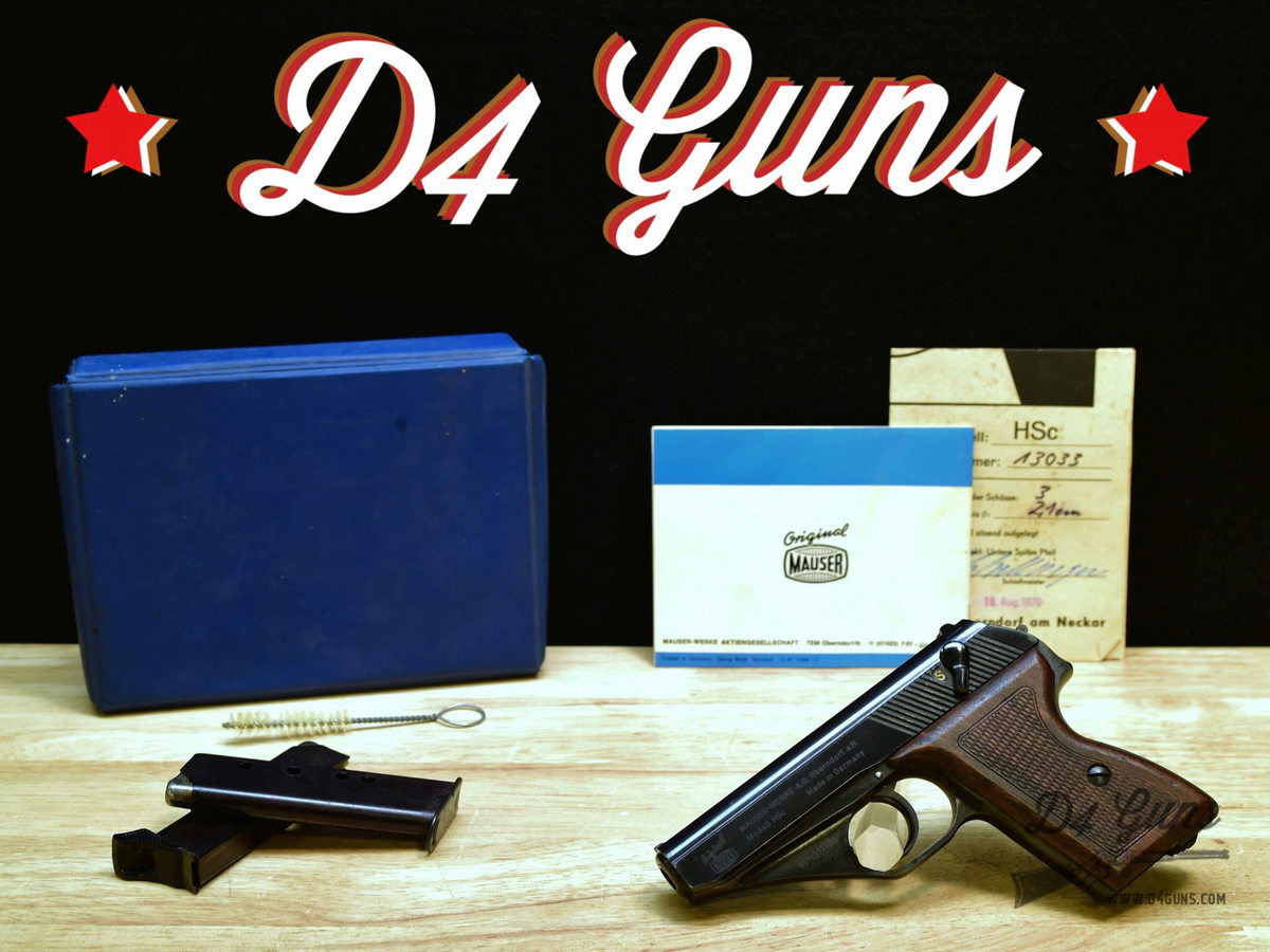 Mauser Model HSc - .380 ACP - 9mm Kurz - Interarms - w/ OG Box & More - C-img-0