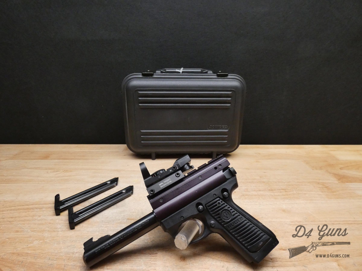 Ruger Mark II 22/45 Target - .22 LR - 1996 - B-SQUARE + Red Dot & 2 Mags-img-1