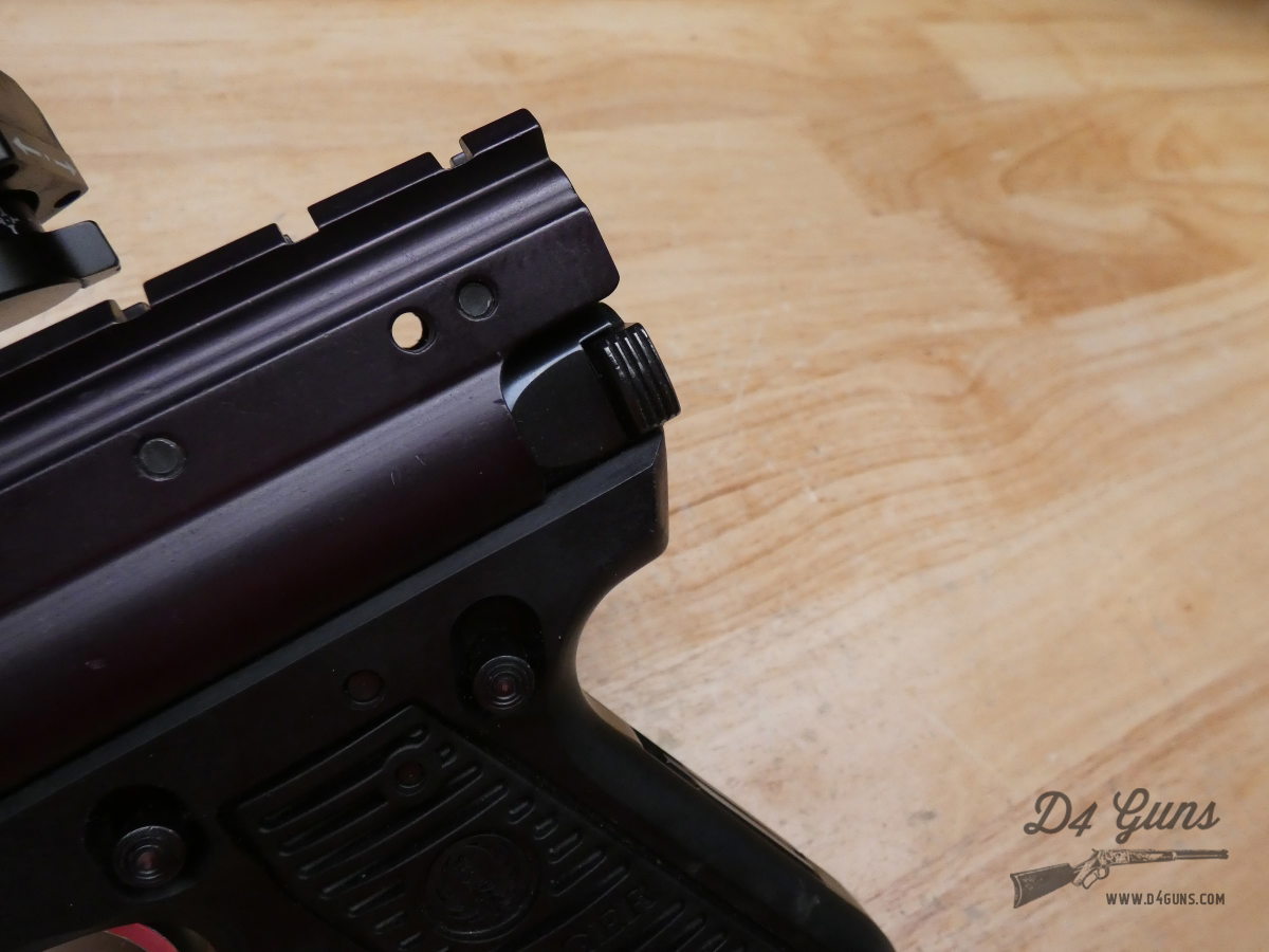 Ruger Mark II 22/45 Target - .22 LR - 1996 - B-SQUARE + Red Dot & 2 Mags-img-7