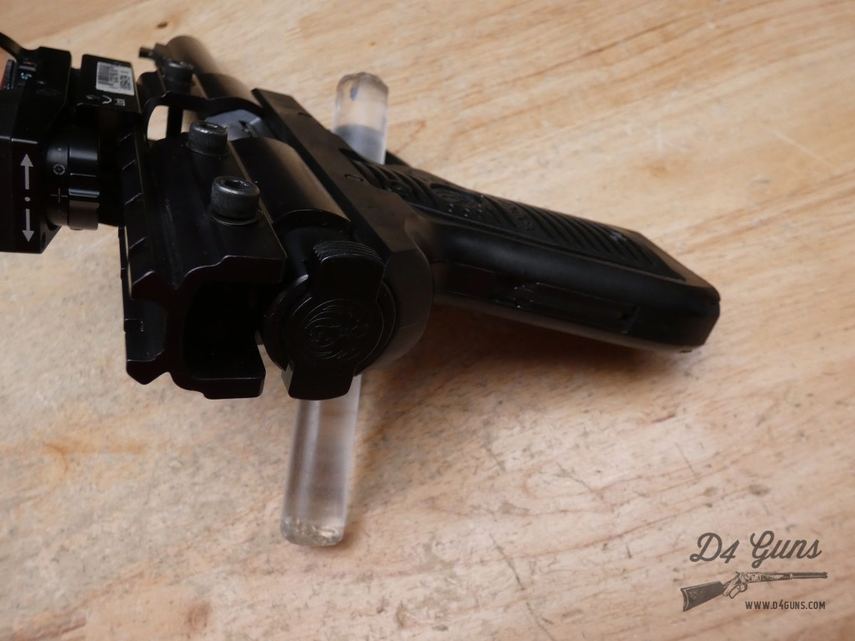 Ruger Mark II 22/45 Target - .22 LR - 1996 - B-SQUARE + Red Dot & 2 Mags-img-15
