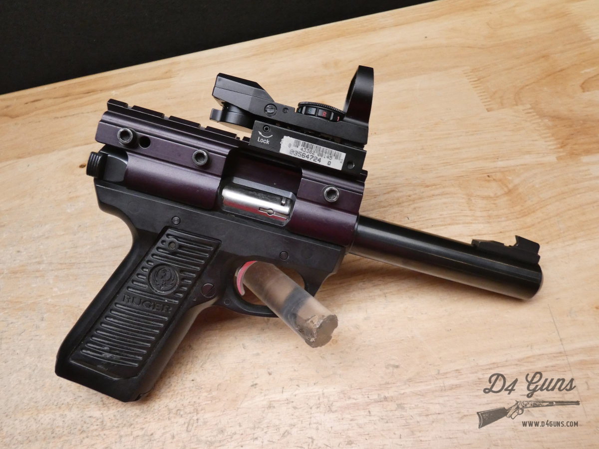 Ruger Mark II 22/45 Target - .22 LR - 1996 - B-SQUARE + Red Dot & 2 Mags-img-26
