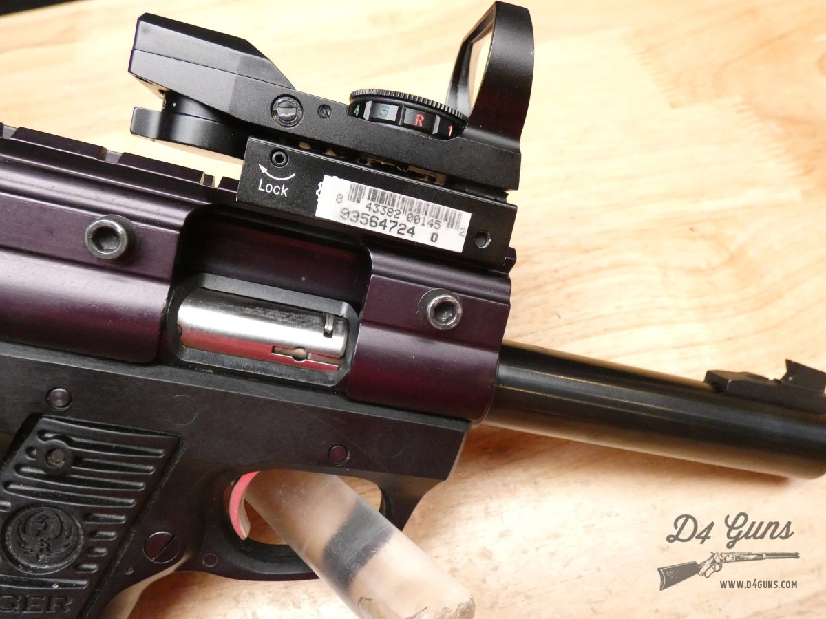 Ruger Mark II 22/45 Target - .22 LR - 1996 - B-SQUARE + Red Dot & 2 Mags-img-30