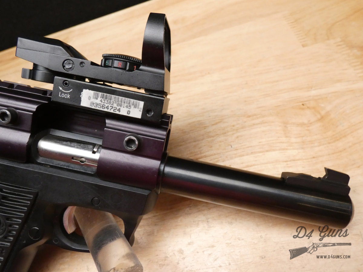 Ruger Mark II 22/45 Target - .22 LR - 1996 - B-SQUARE + Red Dot & 2 Mags-img-31