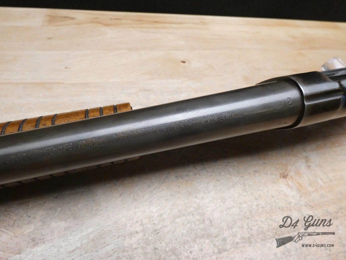 Winchester M1897 Riot Gun - 12 Gauge - SLAM FIRE 97 - 1904 - 20IN BBL - CYL-img-16