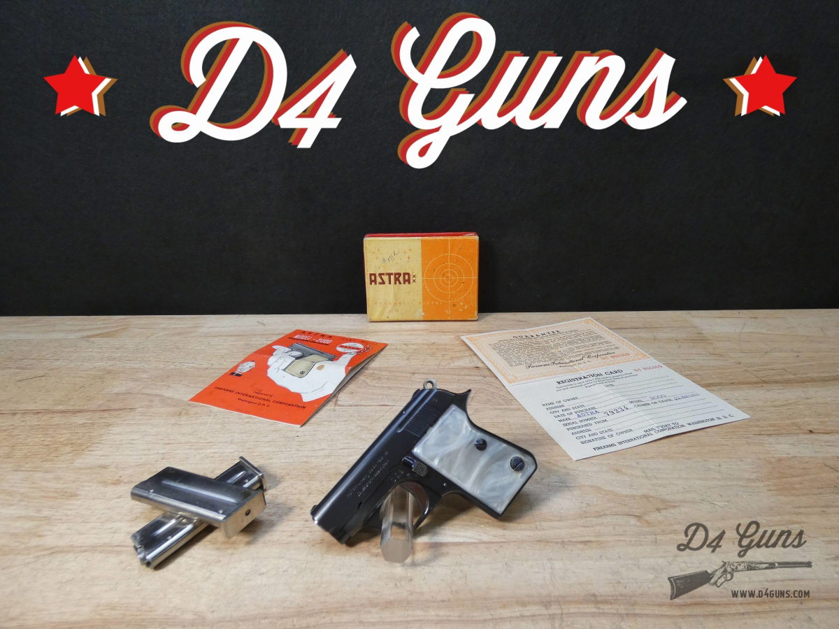 Astra Model 2000 Cub - .22 Short - OG Box + Mags - Spanish Pocket Pistol -img-0