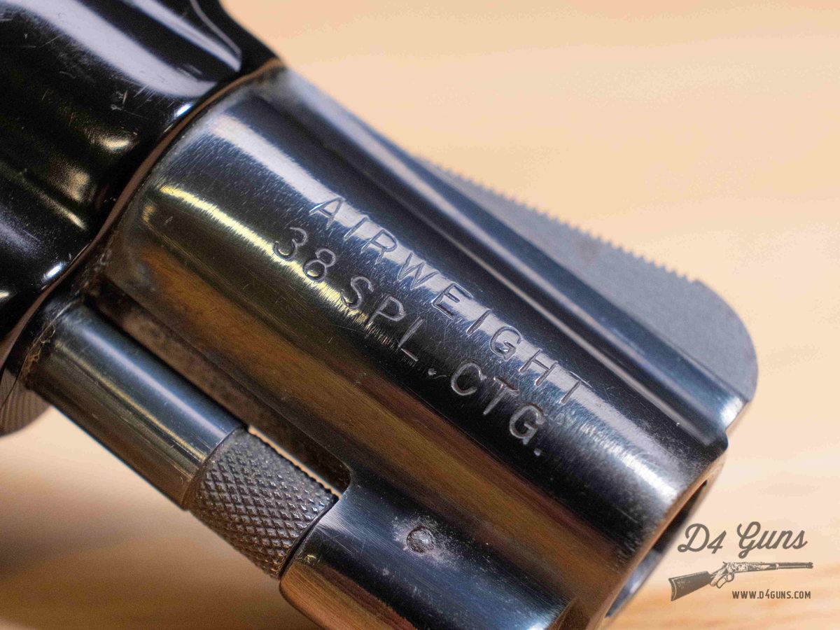 Smith & Wesson Model 38 Airweight - .38 SPL - S&W 5-Shot - Conceal Carry -C-img-20