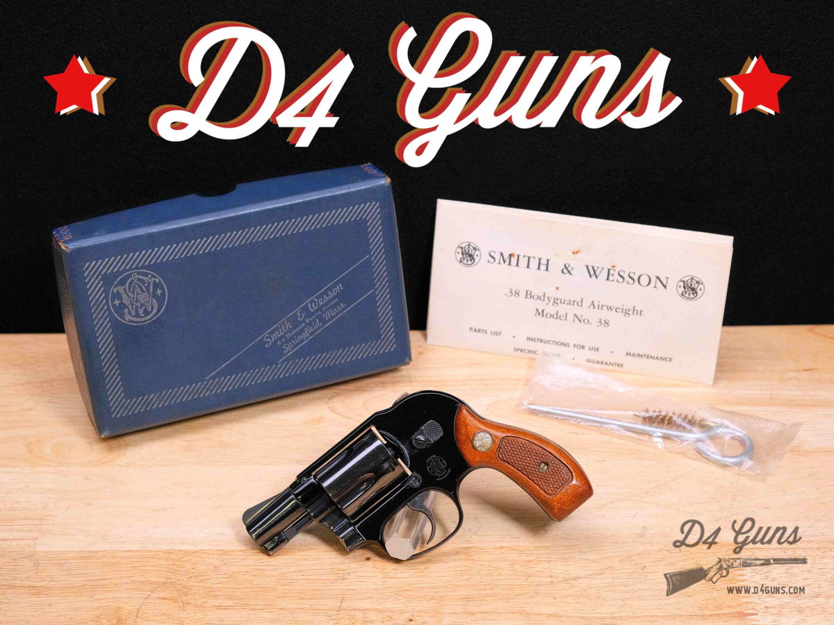 Smith & Wesson Model 38 Airweight - .38 SPL - S&W 5-Shot - Conceal Carry -C-img-0