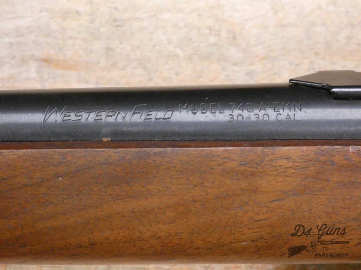 Westernfield Model 740 A-EMN - .30-30 Win - Leather Sling - Marlin 336 - C-img-31