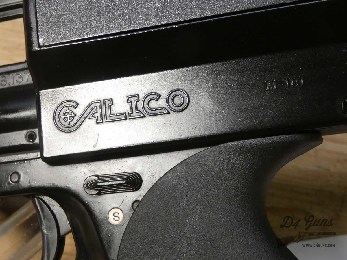 Calico M-100P - .22 LR - M100 - w/ 100 Round Drum Mag & Manual-img-28