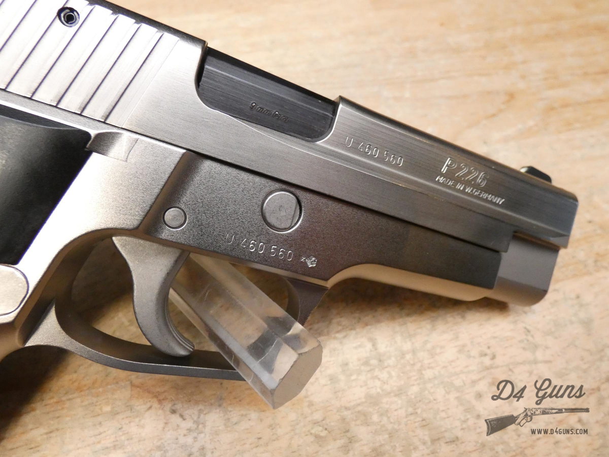 Sig Sauer P226 Stainless - 9mm - MFG 1991 - W. Germany - SA/DA - Sigarms-img-27