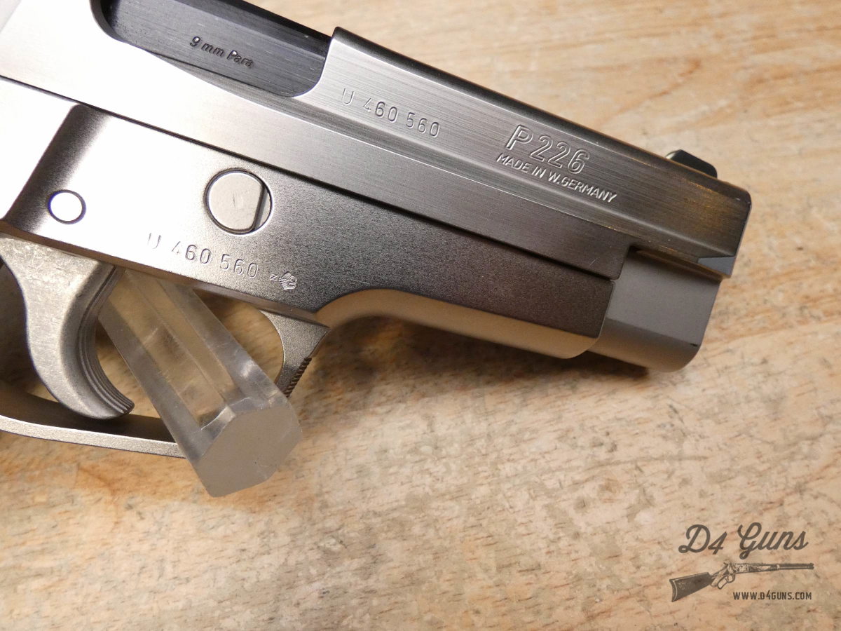 Sig Sauer P226 Stainless - 9mm - MFG 1991 - W. Germany - SA/DA - Sigarms-img-28