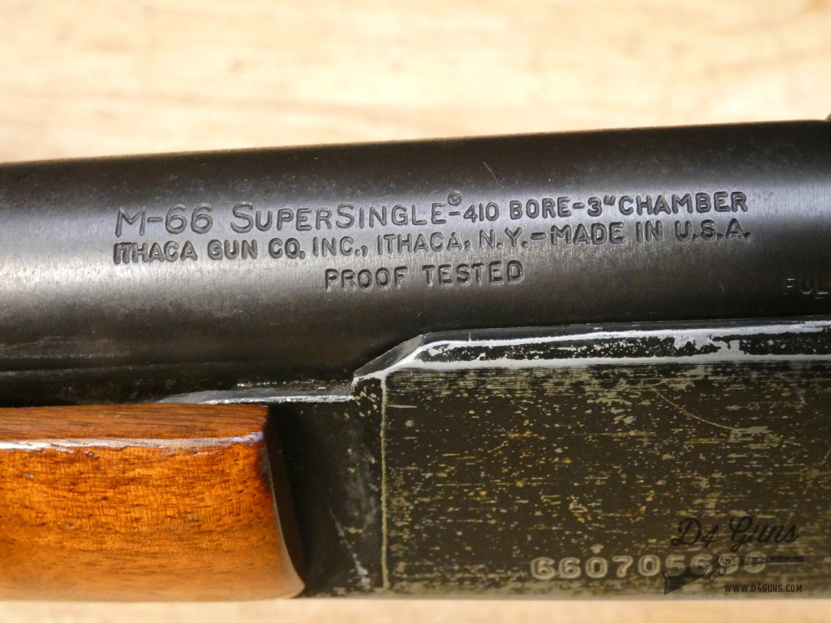 Ithaca M-66 Super Single - .410 Bore - M66 - Supersingle - Full Choke-img-26