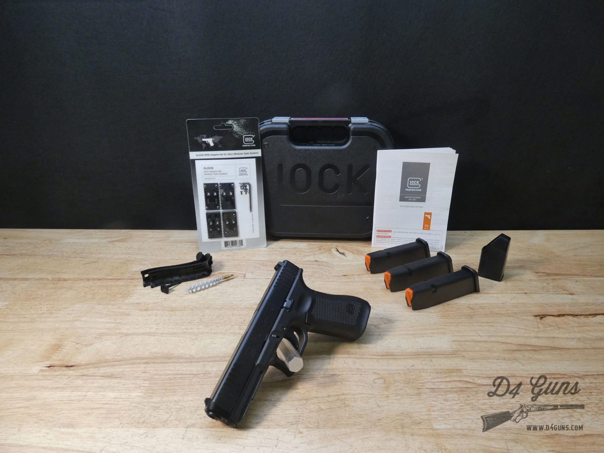 Glock 17 Gen 5 MOS - 9mm - Optic Ready G17 - XLNT w/ OG Case + Mags-img-1