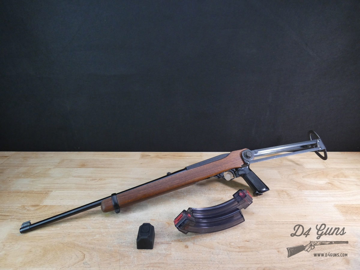 Ruger 10/22 Carbine - .22 LR - MFG 1988 - w/ 2 Mags & AK Folding Stock-img-1