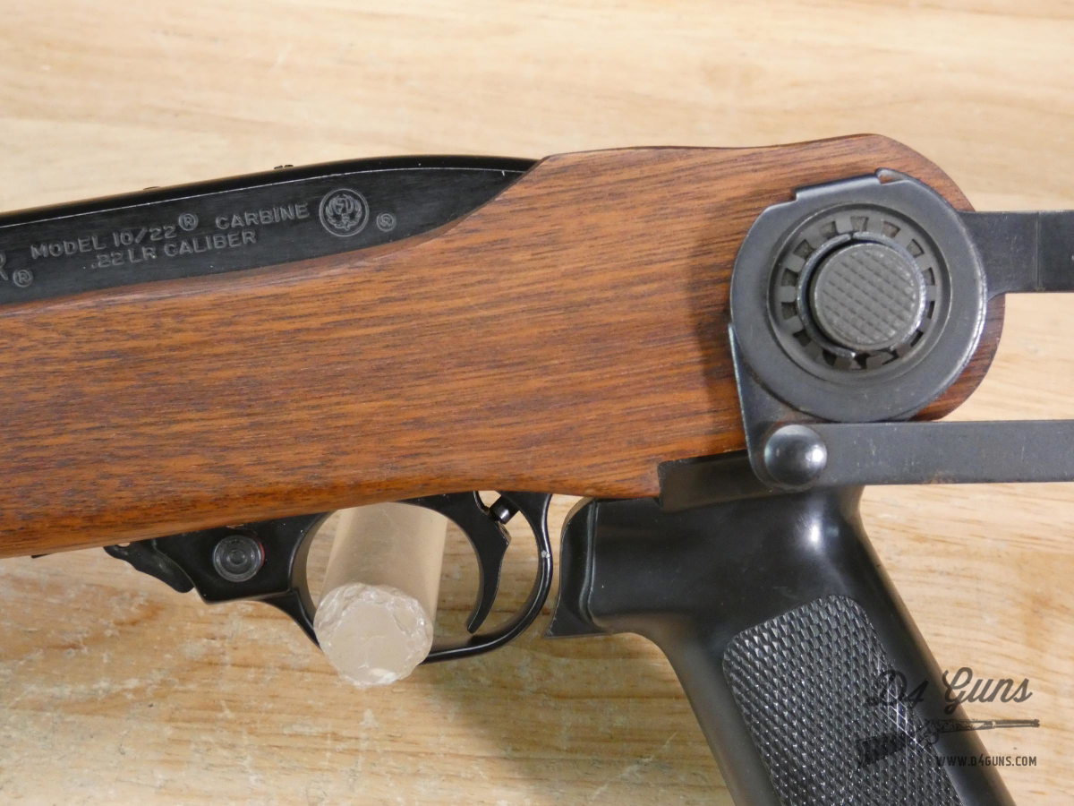 Ruger 10/22 Carbine - .22 LR - MFG 1988 - w/ 2 Mags & AK Folding Stock-img-10