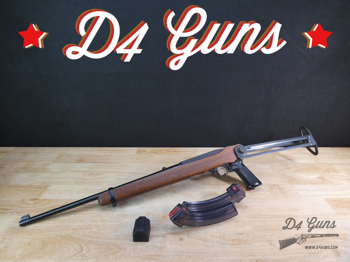 Ruger 10/22 Carbine - .22 LR - MFG 1988 - w/ 2 Mags & AK Folding Stock-img-0