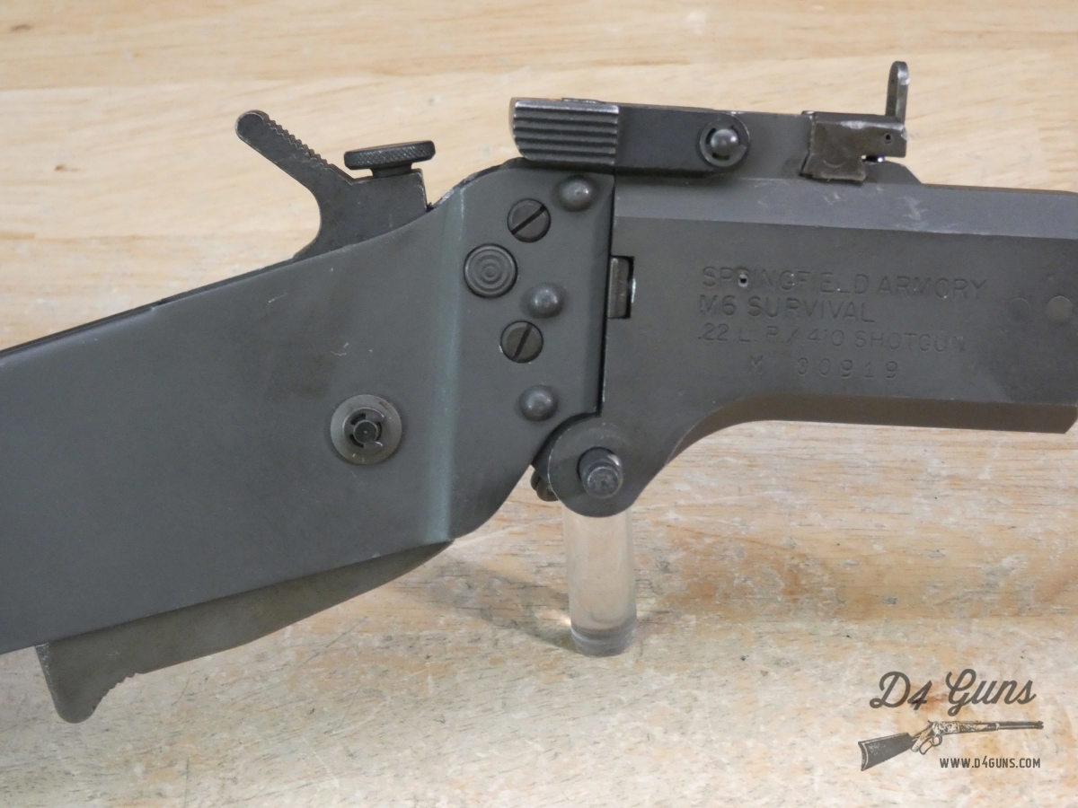 Springfield M6 Scout Rifle - .22 LR & .410 Bore - USAF Survival - Takedown-img-11