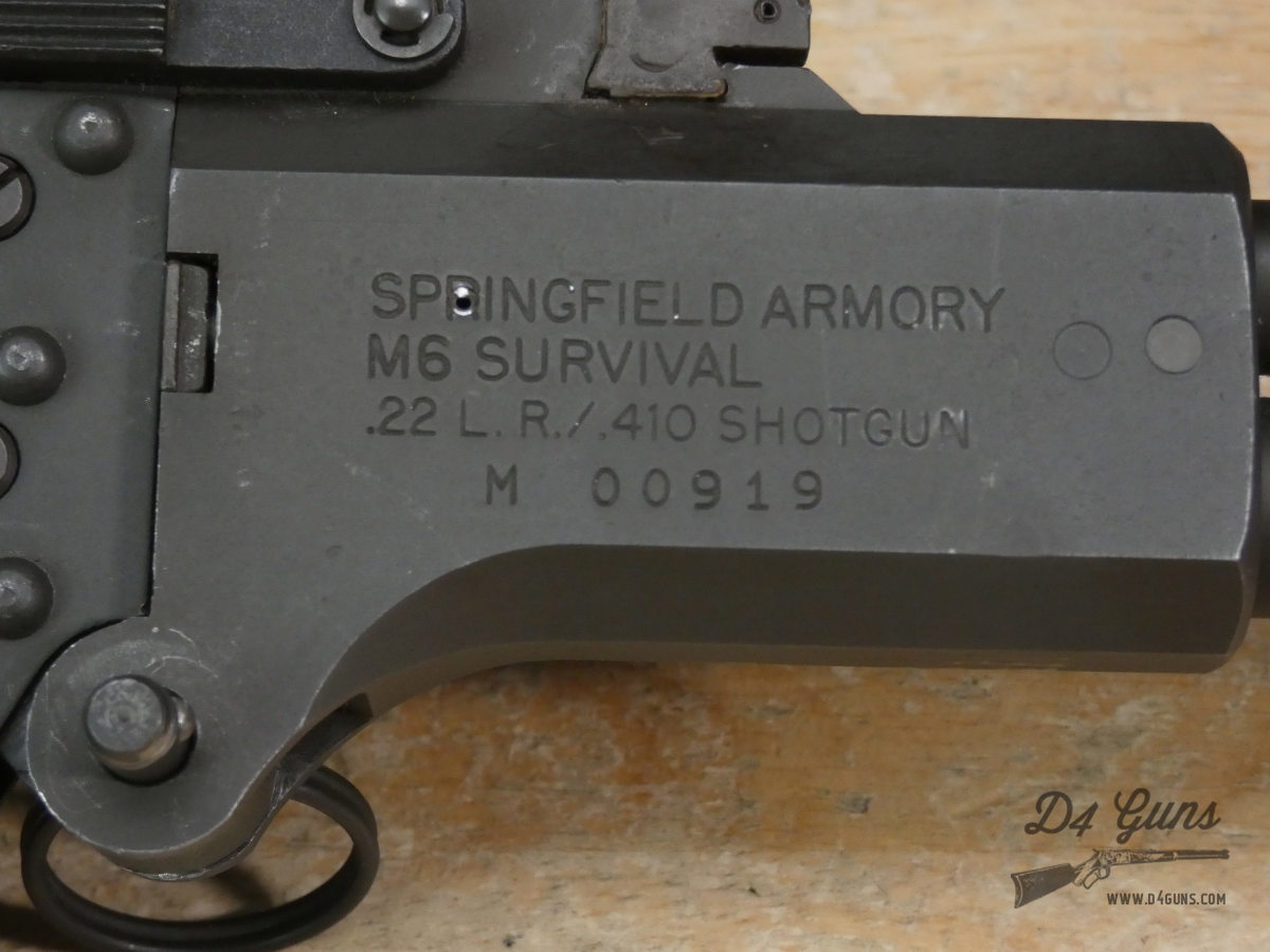 Springfield M6 Scout Rifle - .22 LR & .410 Bore - USAF Survival - Takedown-img-15