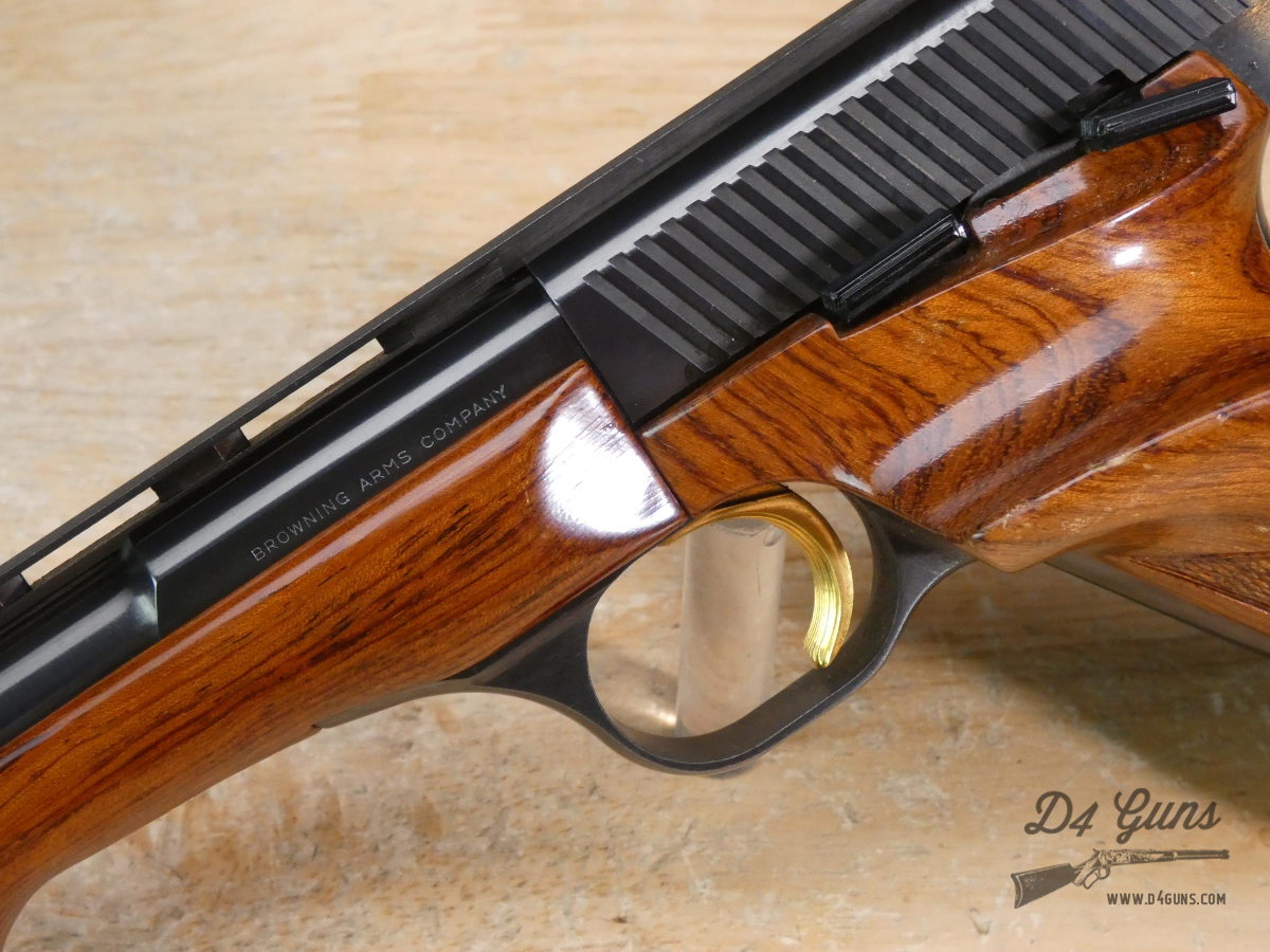 FN Browning Medalist - .22 LR - MFG 1968 - w/ Case + Mags & Patches-img-4