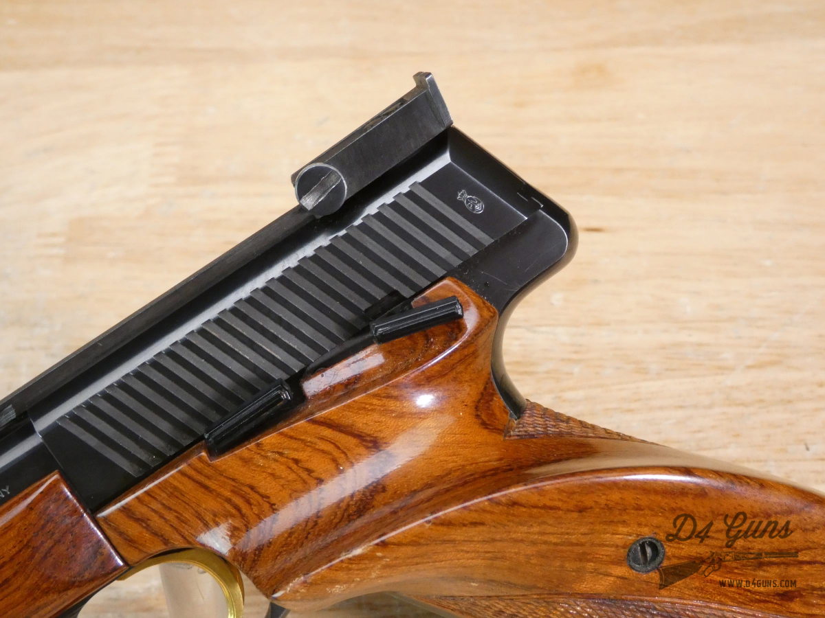 FN Browning Medalist - .22 LR - MFG 1968 - w/ Case + Mags & Patches-img-5