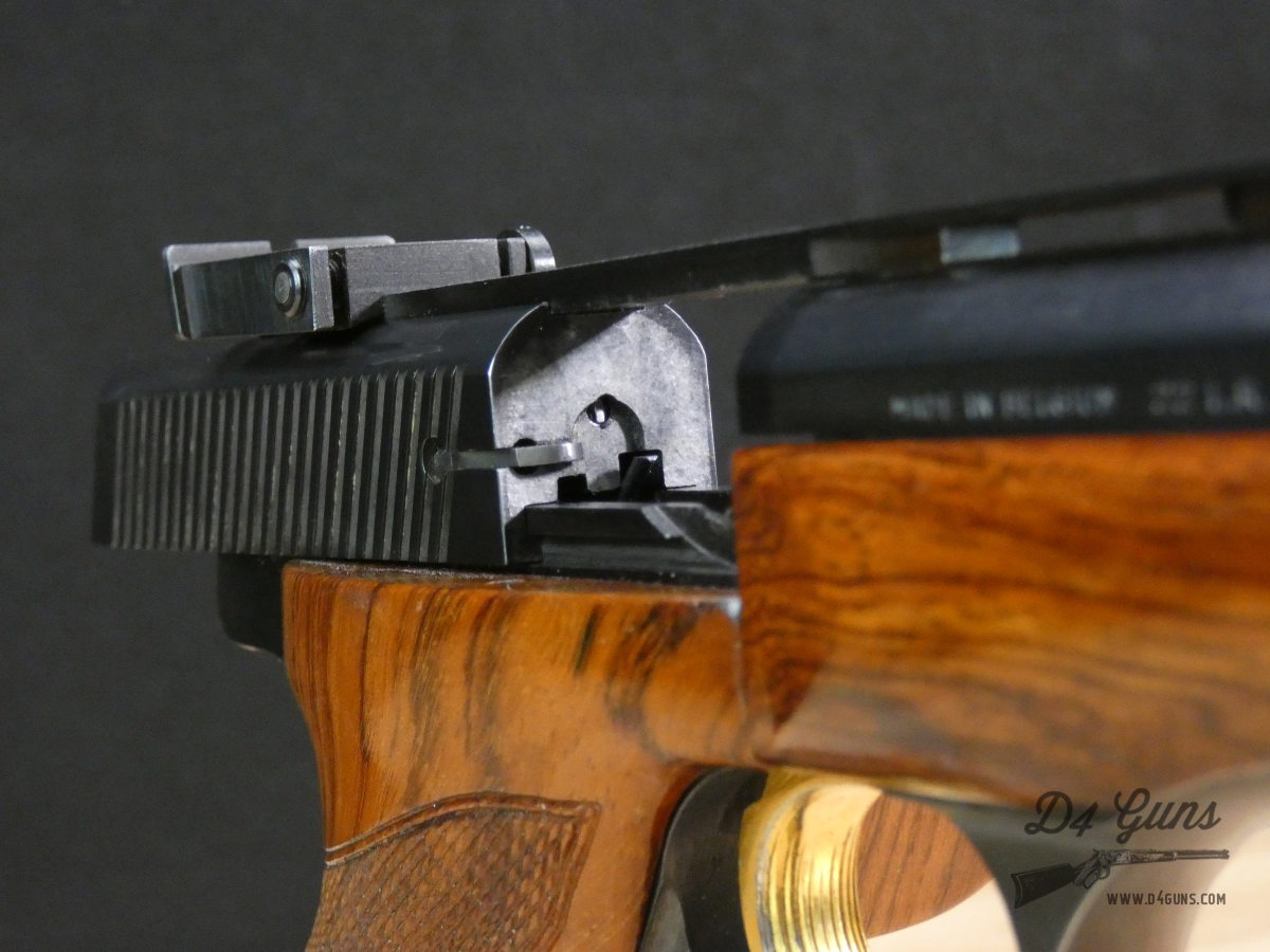 FN Browning Medalist - .22 LR - MFG 1968 - w/ Case + Mags & Patches-img-23
