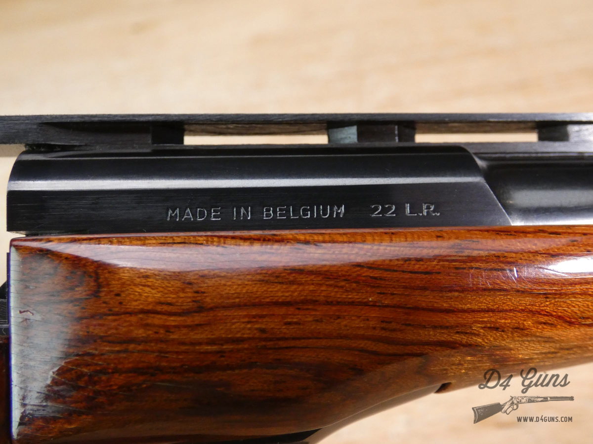 FN Browning Medalist - .22 LR - MFG 1968 - w/ Case + Mags & Patches-img-25