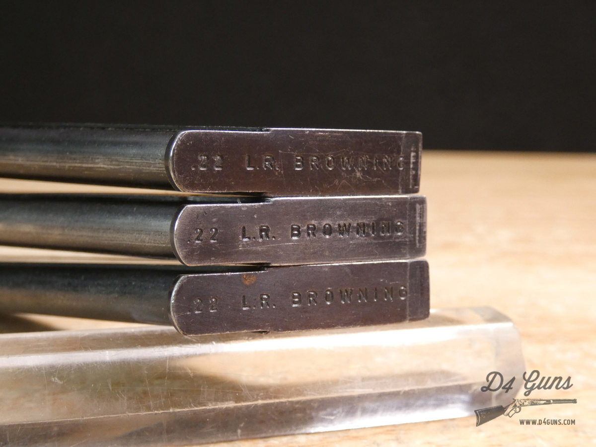 FN Browning Medalist - .22 LR - MFG 1968 - w/ Case + Mags & Patches-img-32