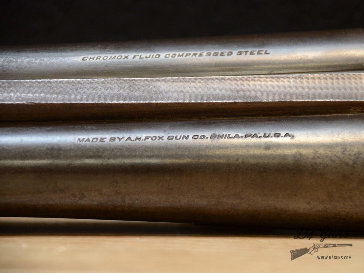 A.H. Fox AE Grade - 12 Gauge - SXS - MFG 1915 - AH - IM & Mod Choke - C-img-36