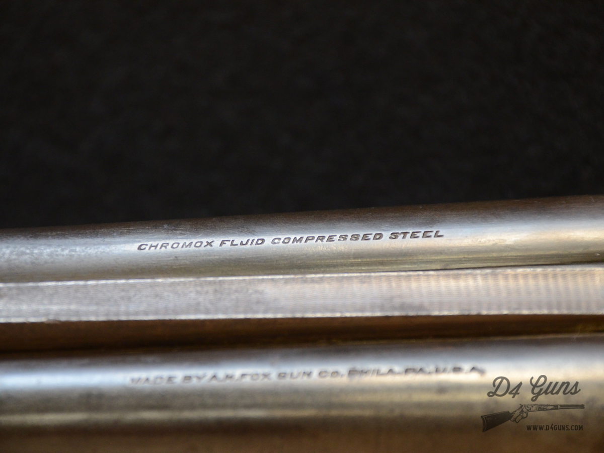 A.H. Fox AE Grade - 12 Gauge - SXS - MFG 1915 - AH - IM & Mod Choke - C-img-37