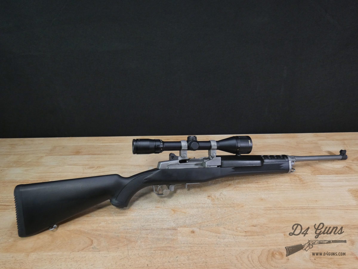 Ruger Mini-14 Ranch Rifle Stainless - .223 Rem - Synthetic - 2008 - Scope!-img-10