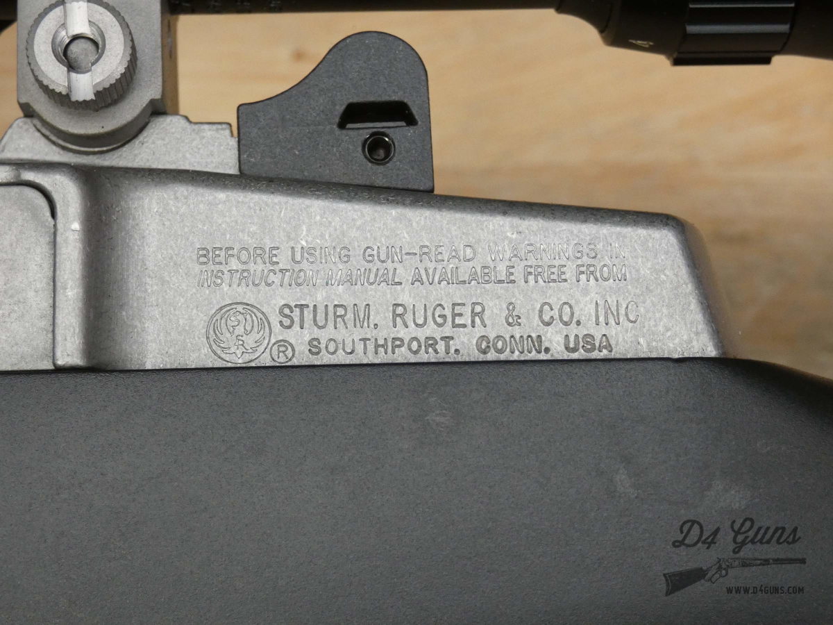Ruger Mini-14 Ranch Rifle Stainless - .223 Rem - Synthetic - 2008 - Scope!-img-44