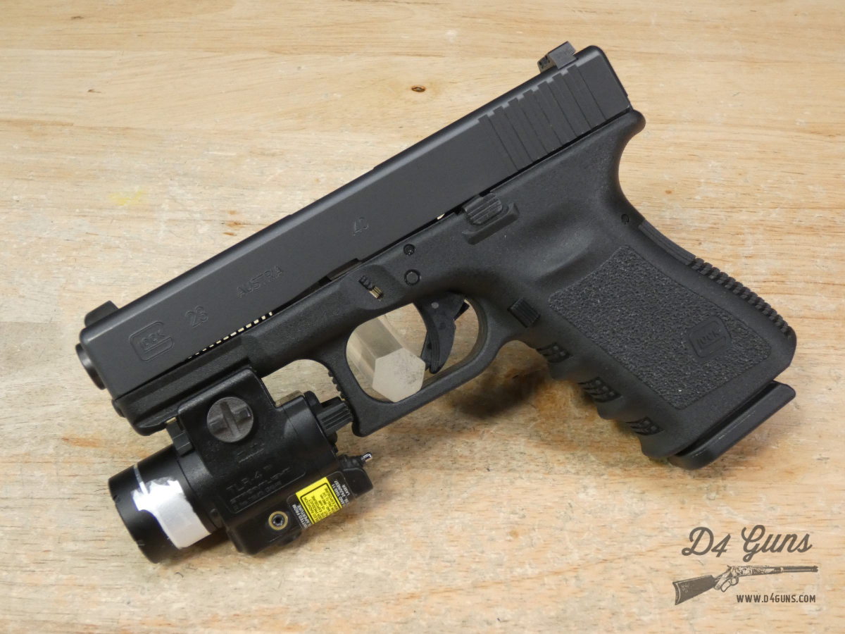 Glock 23 Gen3 - .40 S&W - G23 - EDC CCW - OG Case & 3 Mags - Streamlight-img-2