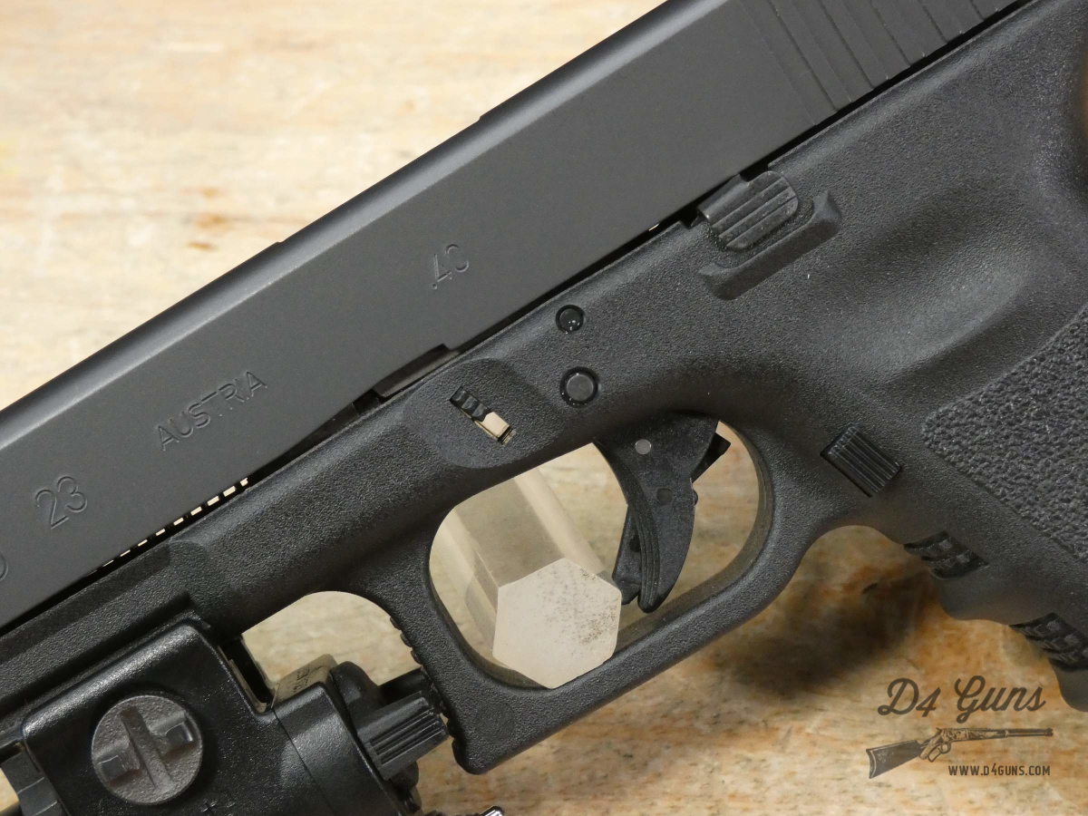 Glock 23 Gen3 - .40 S&W - G23 - EDC CCW - OG Case & 3 Mags - Streamlight-img-4
