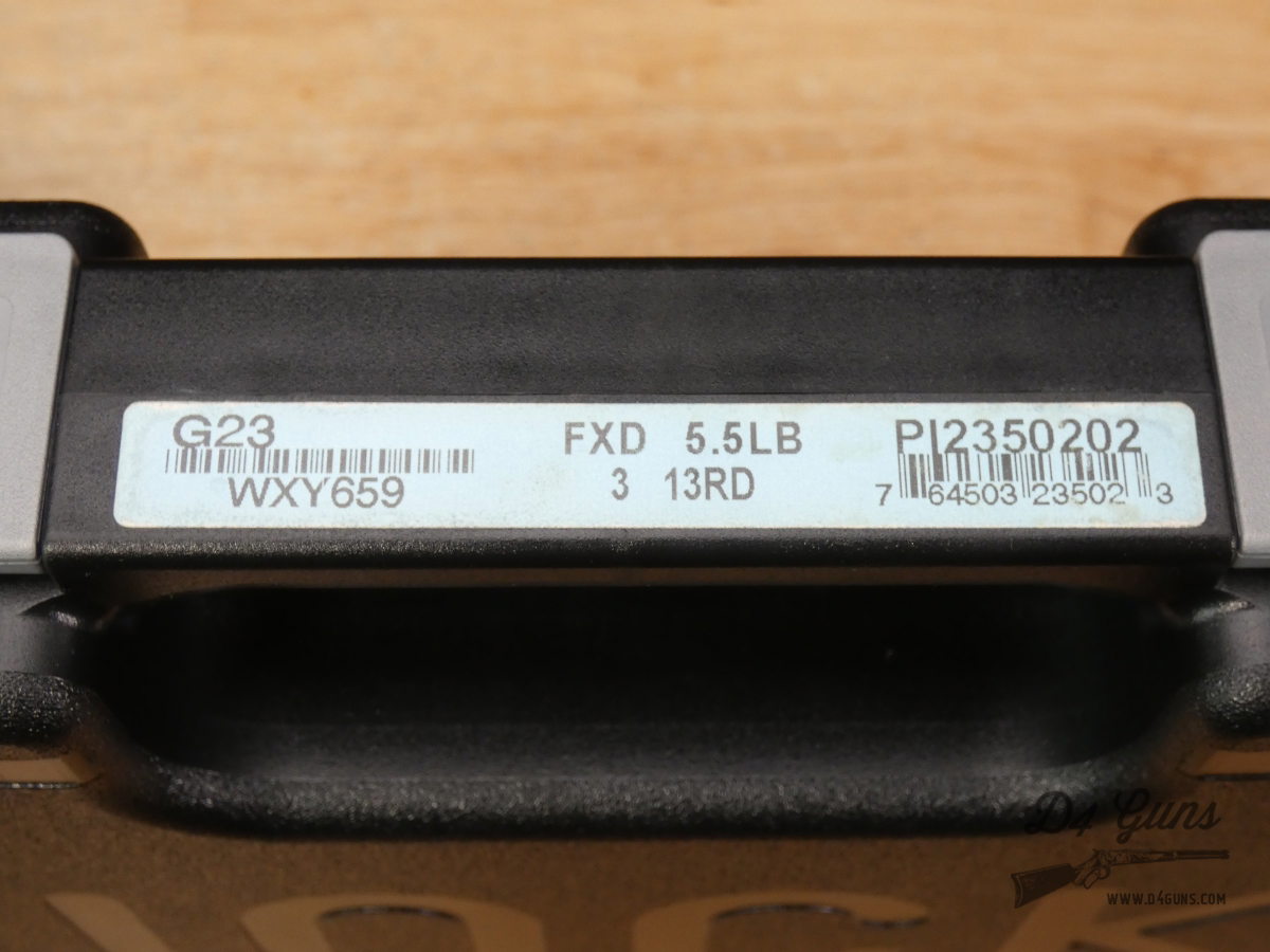 Glock 23 Gen3 - .40 S&W - G23 - EDC CCW - OG Case & 3 Mags - Streamlight-img-29