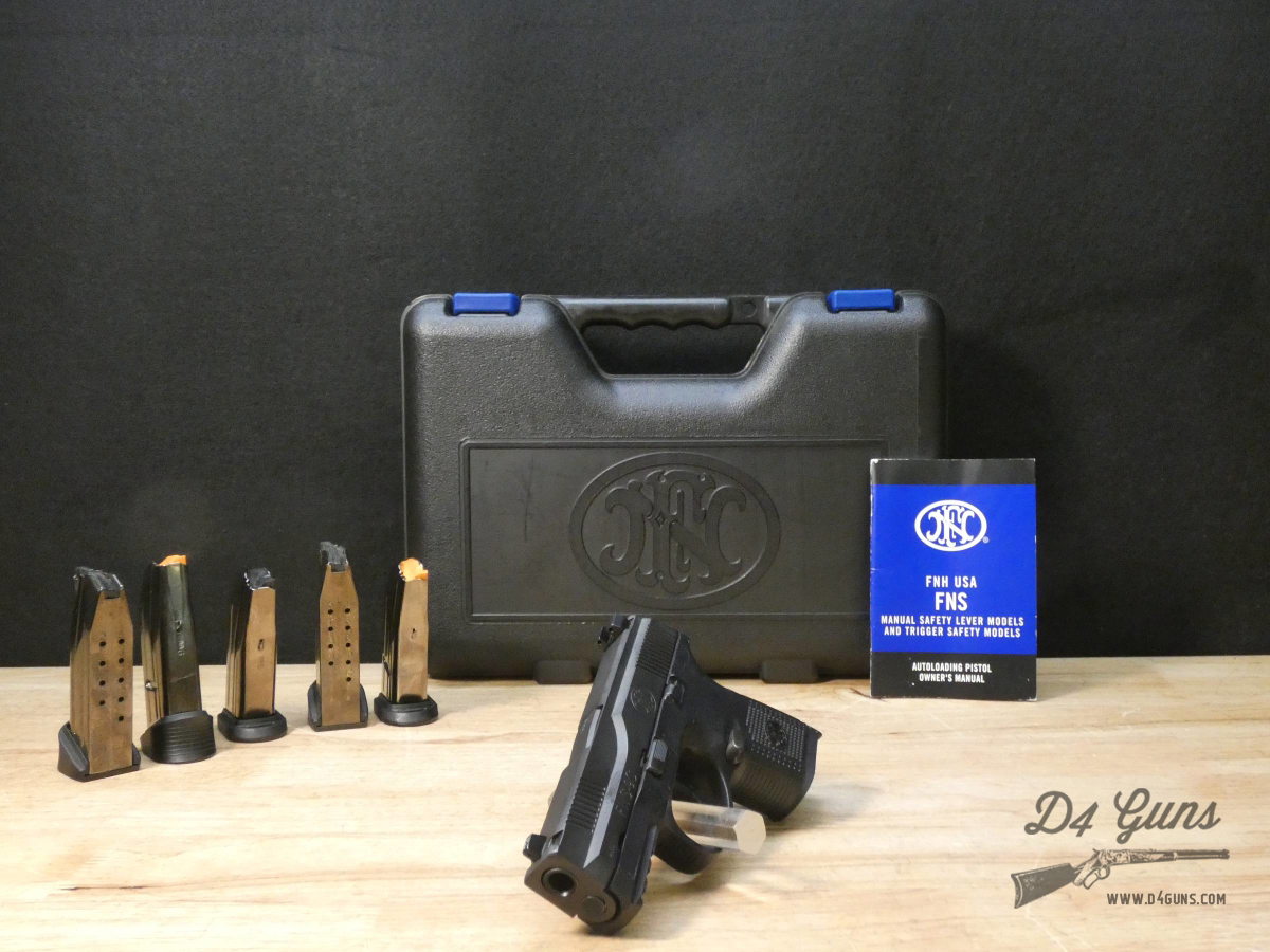 FN FNS-9C - 9mm - w/ OG Case & More - Fabrique National FNS9 Compact-img-1